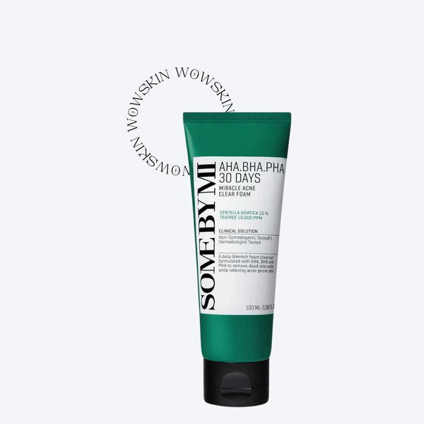 AHA BHA PHA Miracle Acne Clear Foam - WowSkin Romania